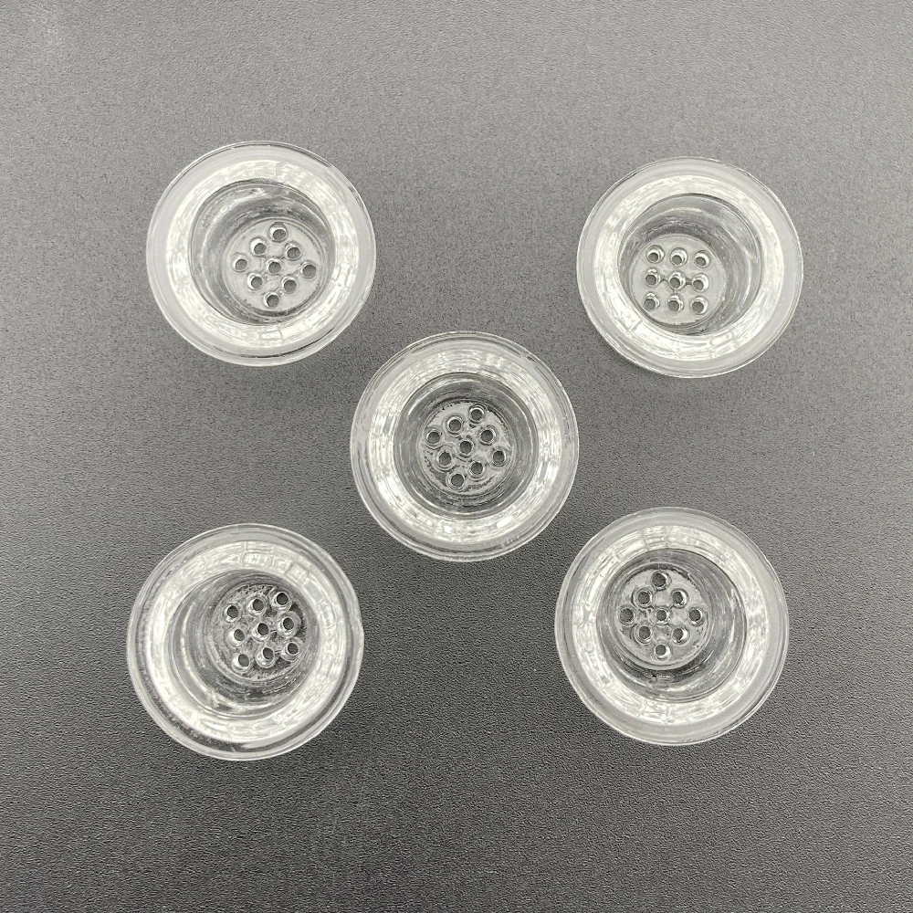 Glass Screen Bowls Filters with 1/9-Honeycomb Holes for Smoking Tobacco Pipe