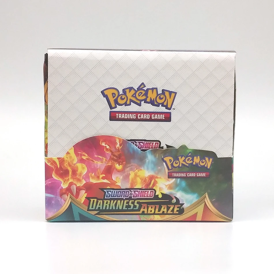 324 шт./кор. Pokmon TCG: Sword & Shield Dark Ablaze Коллекционная торговая карточка игровые