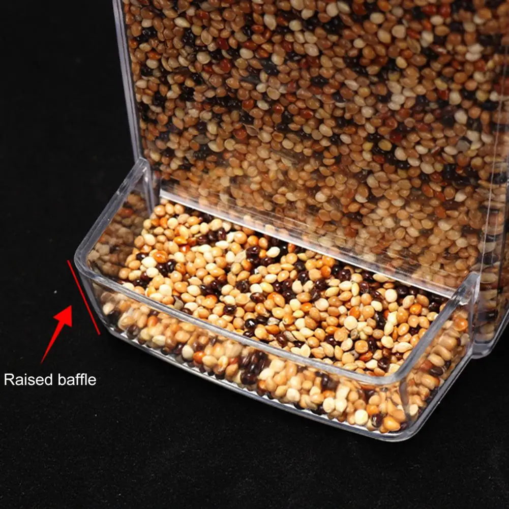 

Кормушка для птиц, кормушка для мелких птиц, долговечная, прозрачная, легко чистится