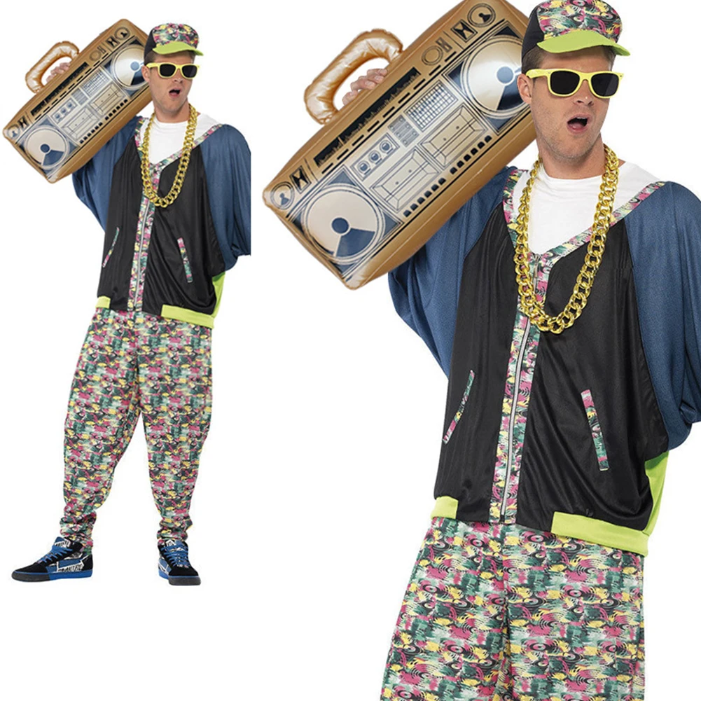 

PVC Inflatable Radio Boombox for 80s 90s Retro Rapper Hip Hop Themed Party Decor