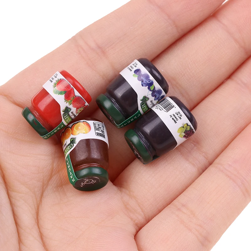 

4 шт./компл. 1:12 миниатюры для кукольного домика, модель маленького джема, кухонные аксессуары для кухни, украшение для кукольного домика, дет...