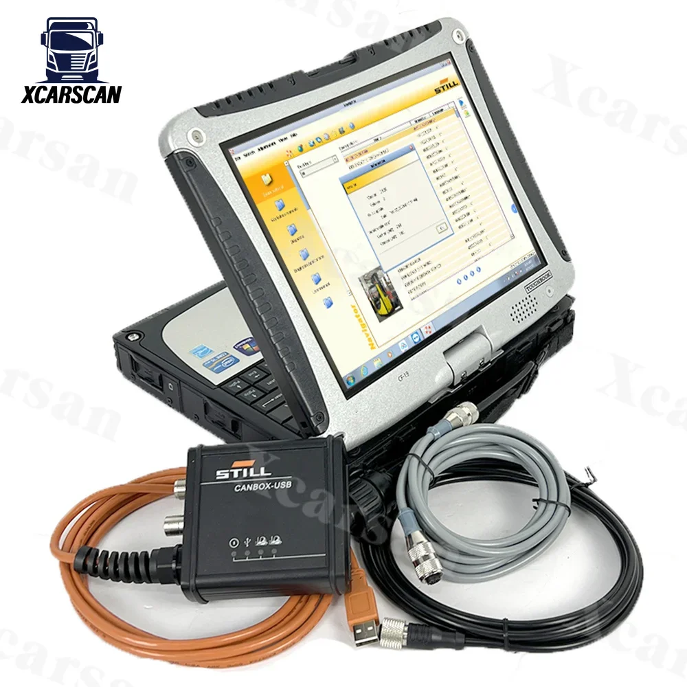 Для Still CANBOX 2 50983605400 CF19 Вилочный погрузчик для ноутбука STEDS 8 21 Can Bus Diagnostic Tool Сканер