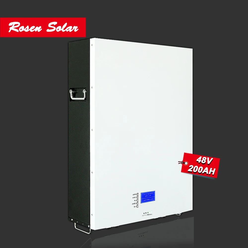 Литиевая батарея Rosen LifePO4 48 в 100 Ач 150 200 ач Powerwall с BMS для гибридной солнечной