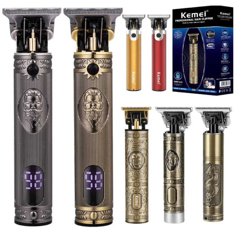 

Триммер электрический аккумуляторный для стрижки волос и бороды, машинка с аккумулятором