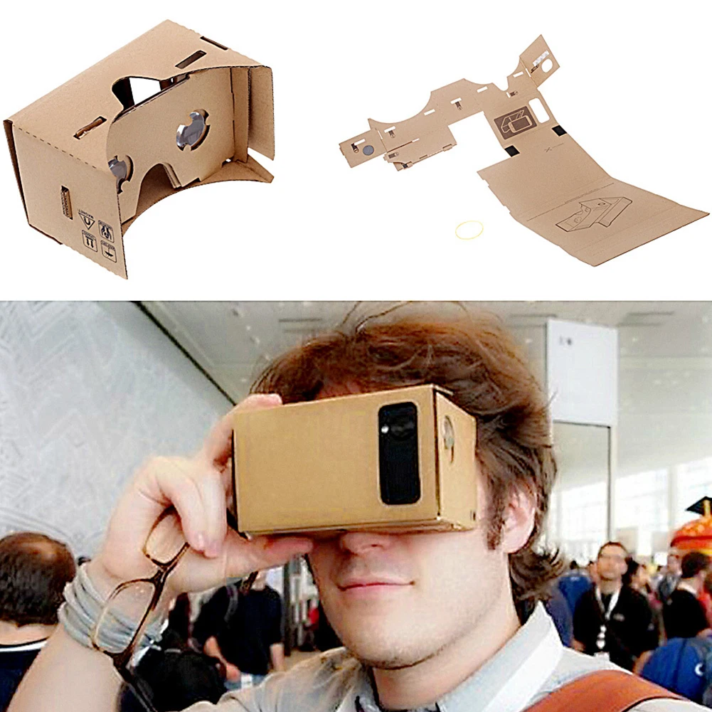 

3D for Google Cardboard Glasses VR Virtual Reality for iPhone mobile phone High Configuration New Type