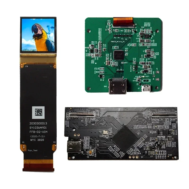 Фото Модуль дисплея SeeYA SY103WAM01 1 дюйм 3000 нит 2560x2560 I2C MIPI Micro OLED для умных очков AR, HMD, HUD, дополненной реальности №1