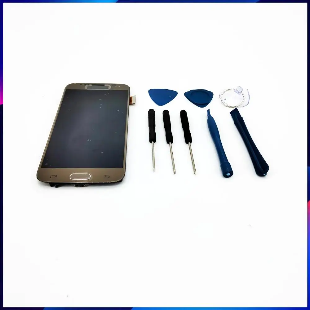 For Samsung Galaxy S6 G920f LCD Display Touch Screen Digitizer Replace w/ Frame enlarge