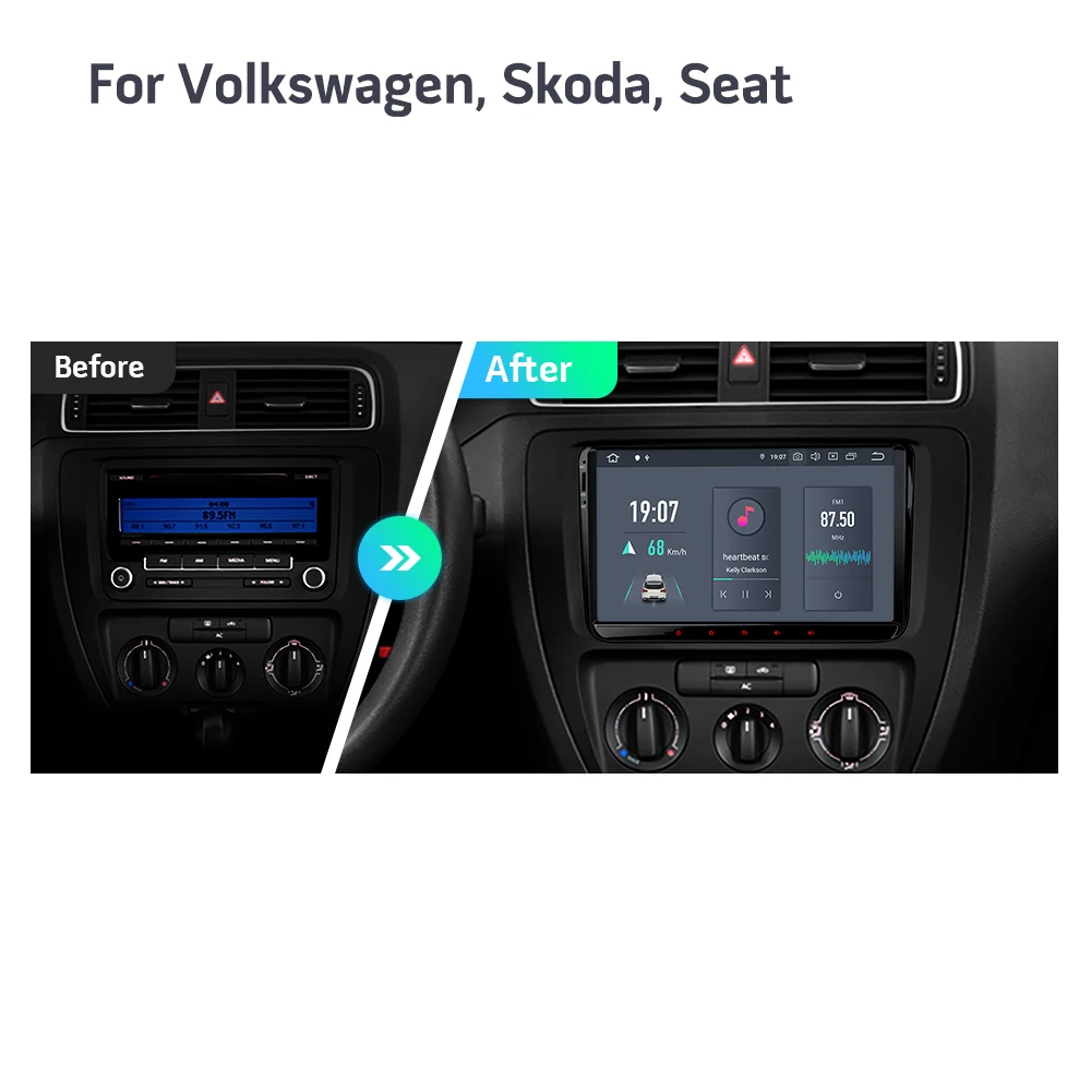 Автомобильная магнитола XTRONS мультимедийный плеер на Android 11 с 9 &quotэкраном со