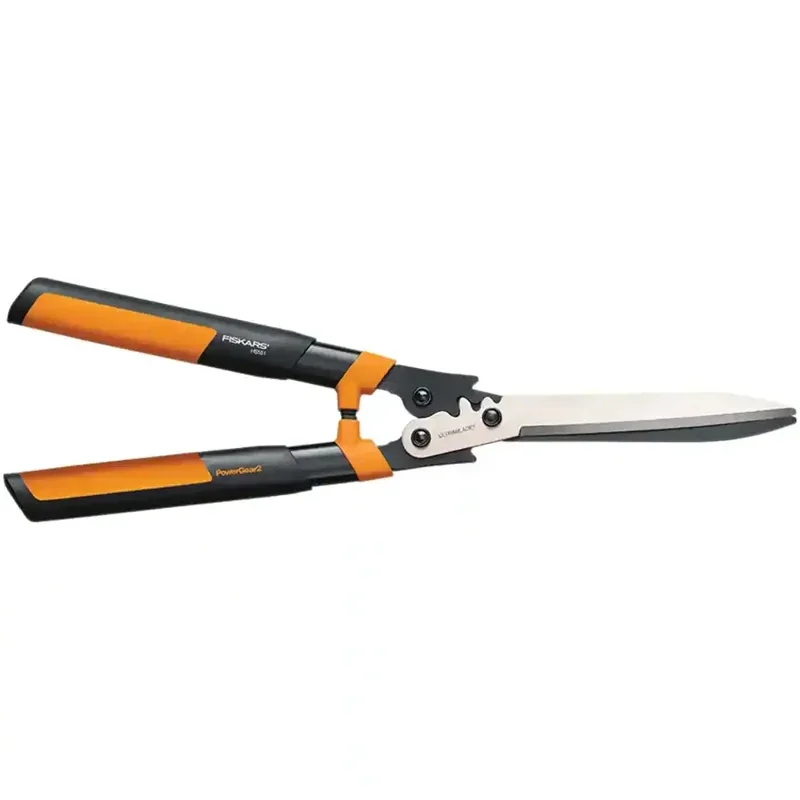 

23" Hedge Pruning Shears, Orange and Black, Garden Tools