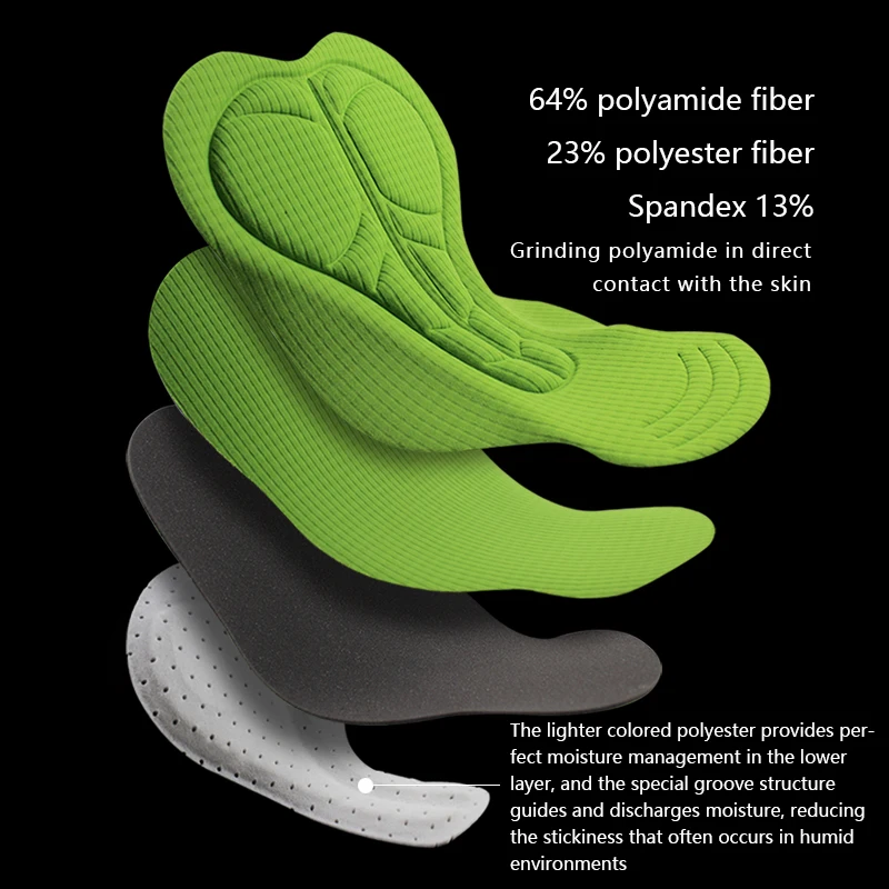 Велосипедные брюки KIAE Мужские Светоотражающие защита от солнца на ремешках для