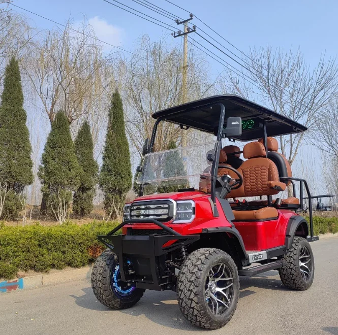 Фото Электрический гольф-кар TongCai Street Legal на 4 колесах с литиевой батареей для экскурсий №3