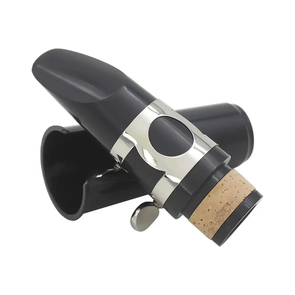 

ABS Clarinet Mouthpiece Tube Head + Reed+ Cap Metal Ligature Professional Instrument Set Drop Shipping