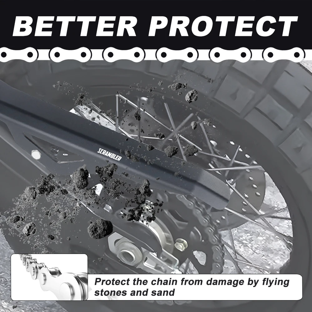 Защитная защита цепи мотоцикла для Ducati Scrambler 800 сани пустыни Fasthouse полная