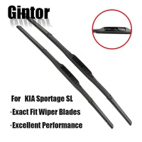 gintor auto car wiper front wiper blades set kit for kia sportage sl 2010 2015 windshield windscreen 241812