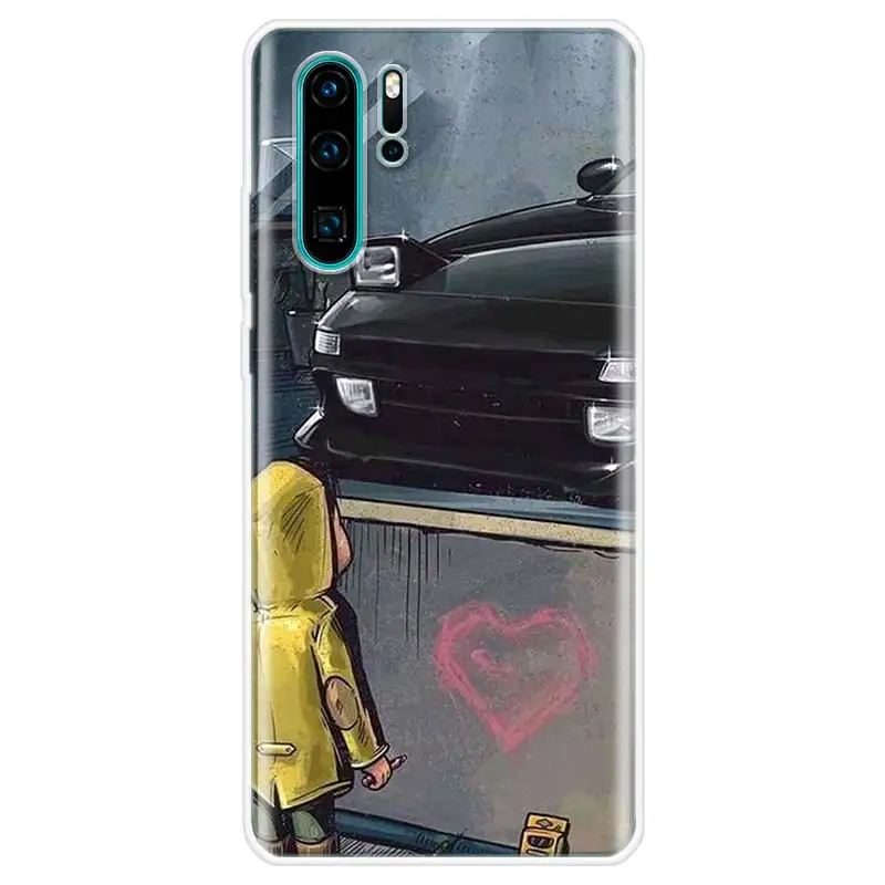Boy See Sports Car Jdm Drift Phone Case For Huawei Honor 50 20 Pro 10i 9 Lite 9X 8A 8S 8X 7S 7X 7A P Smart Z 2021 Y5 Y6 Y7 Y9 Co images - 6