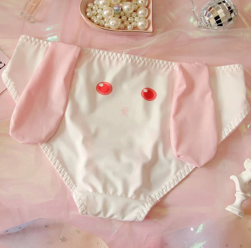 Симпатичное нижнее белье в японском стиле для женщин с 3D-принтом животных