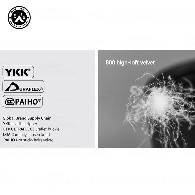 Сверхлегкий пуховый спальный мешок AEGISMAX Dusk 4. ℃ -2 800FP Водонепроницаемый