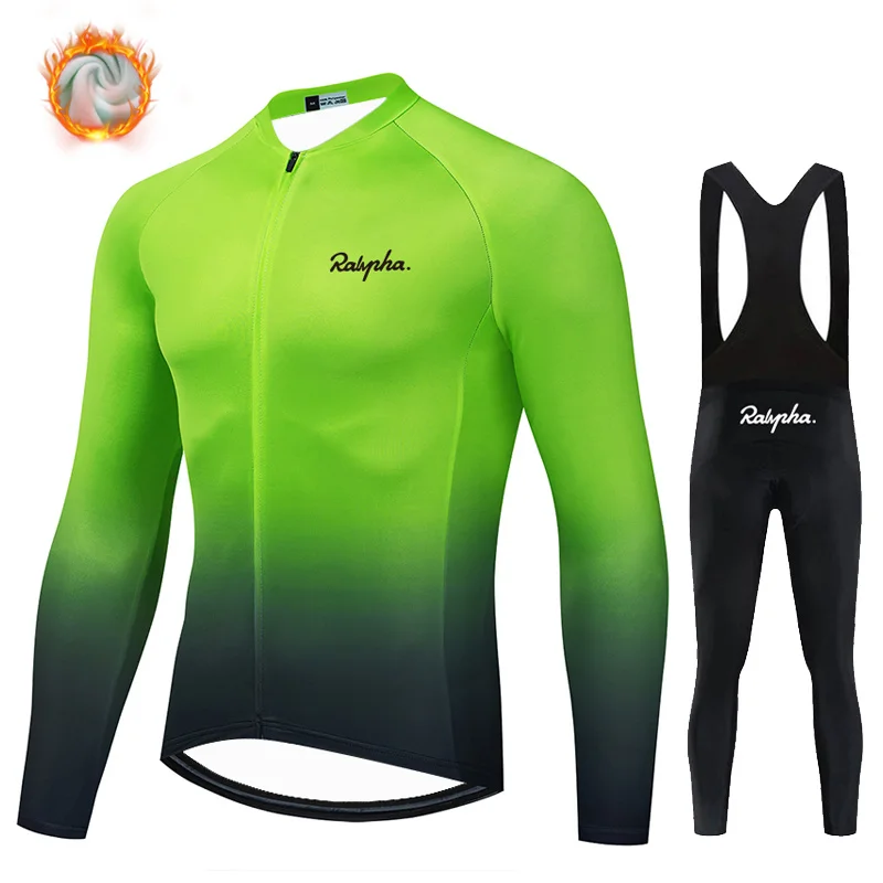 

Зимний комплект велосипедных Джерси Raphaful теплая одежда для гоночного велосипеда с длинным рукавом велосипедная термальная флисовая одежда для велоспорта Ropa Ciclismo