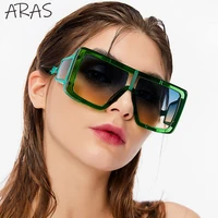 oversized steampunk square sunglasses for women 2022 luxury brand fashion flat top sun glasses men vintage punk big frame goggle