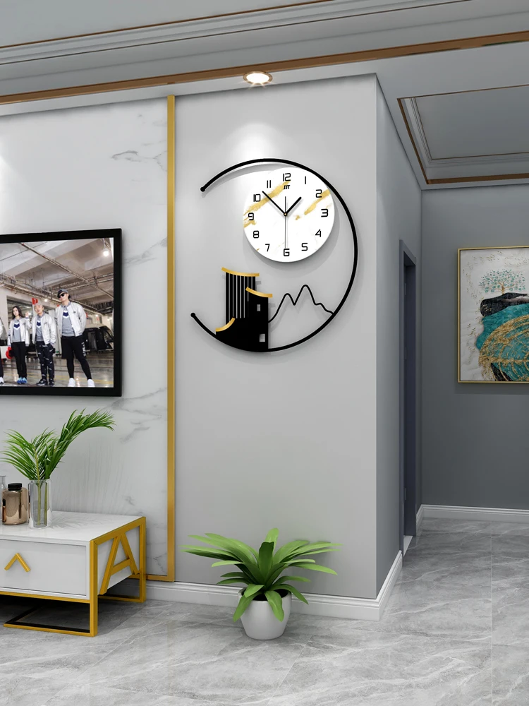 

Простые цифровые настенные часы, роскошные большие тихие металлические креативные, в современном стиле для гостиной, украшение для дома
