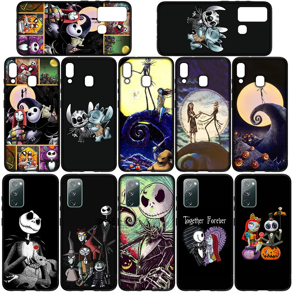Skellington Jack The Nightmare Before Christmas for Samsung Galaxy Note 20 Ultra 10 S10 Lite S9 Plus A71 A70 A02S A6 Phone Case