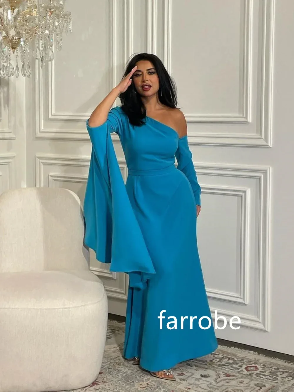 Индивидуальные платья-миди из джерси Pastrol со складками трапециевидной формы на