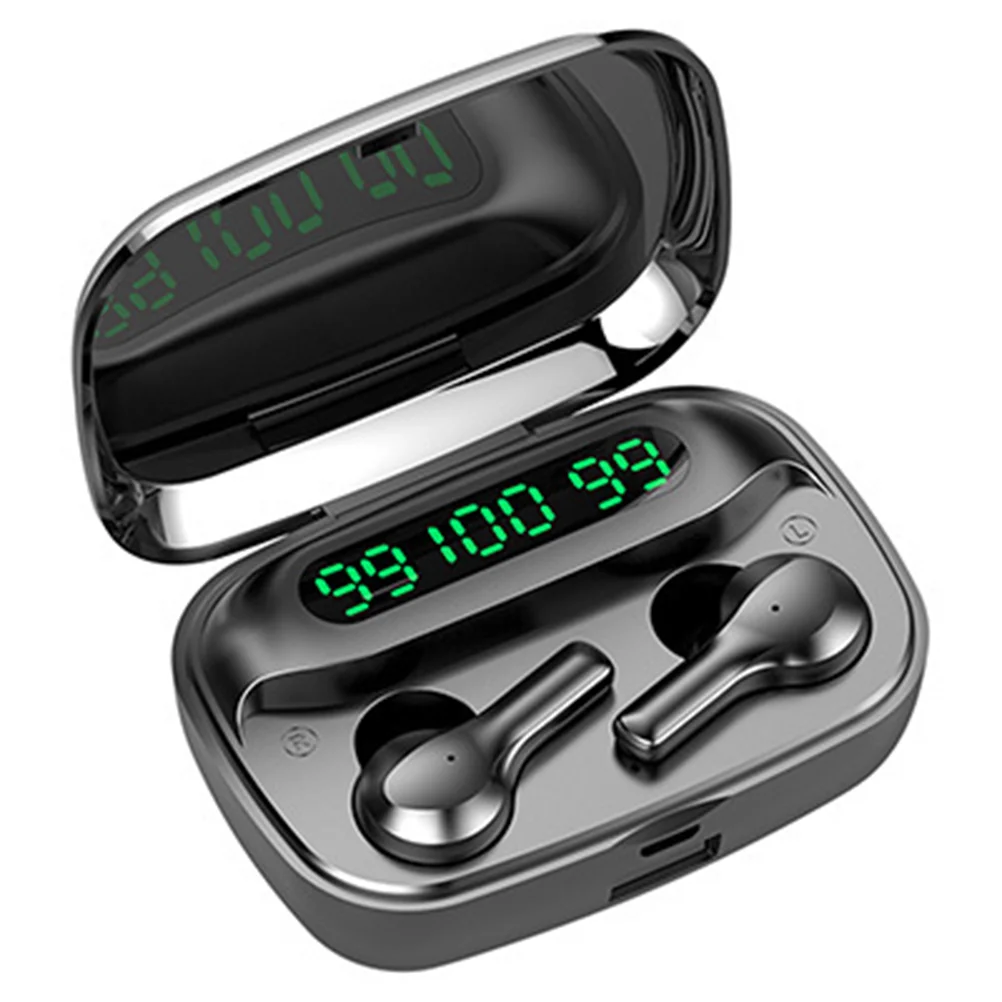 

1 Set Wireless Earbuds Fingerprint Control Headphone Waterproof Earpiece