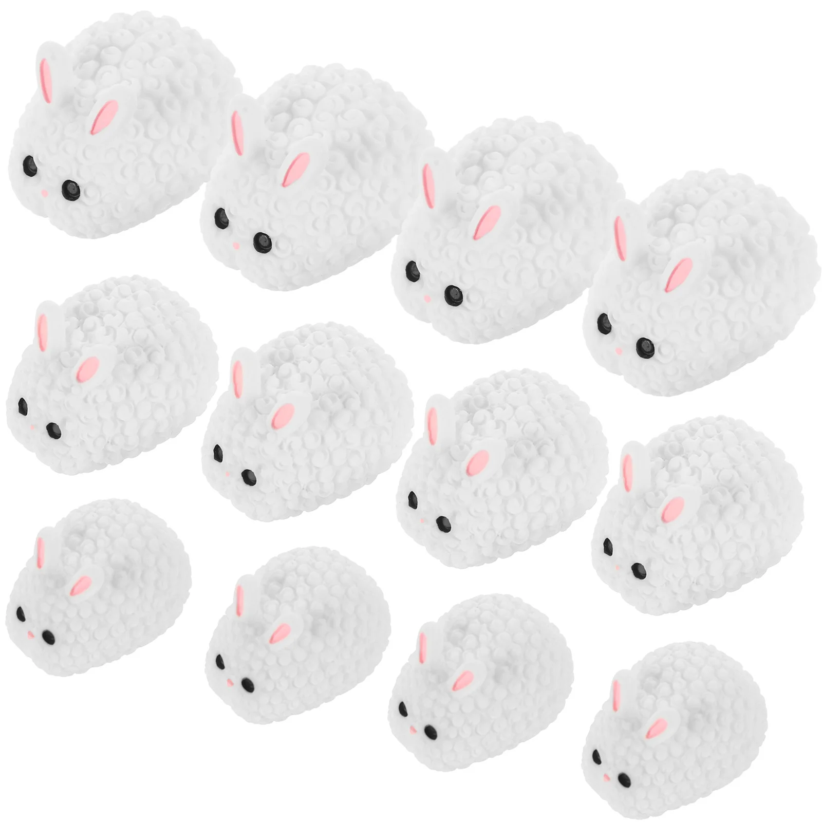 

Resin Rabbit Small Bunny Statue Garden Statues Figurines Craft Desktop Accessories