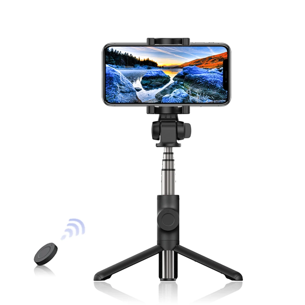

55cm Portable Long Extended Bluetooth Wireless Selfie Stick Vlog Live Broacast Stand Holder Tripod For Smartphones