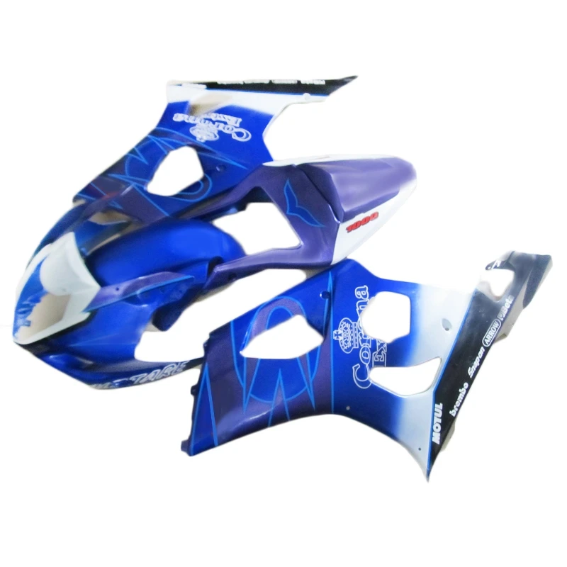 

Injection molding fairings 100% fit for SUZUKI gsxr 1000 03 04 blue white Fairing body kit GSXR1000 K3 K4 2003 2004 WSX05