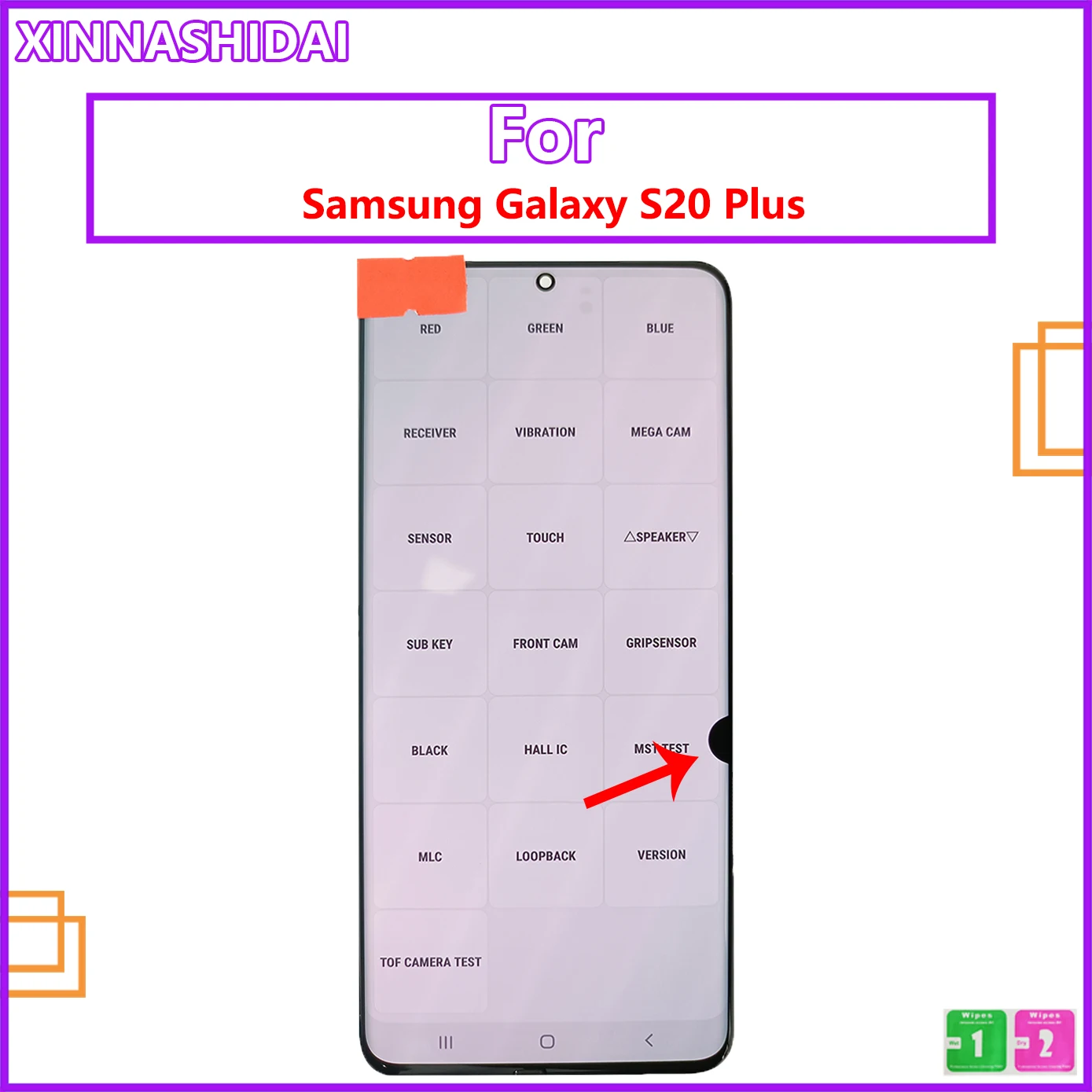 

100% Tested For Samsung Galaxy S20 Plus LCD G985 G985F/DS Display Touch Screen With Defect Digitizer Assembly LCD Display