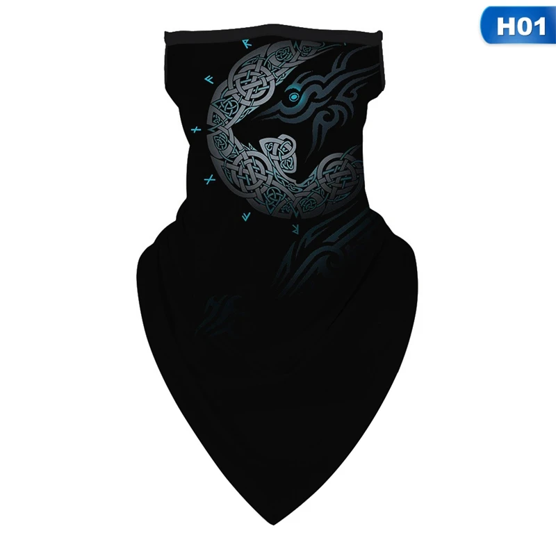 Мотоциклетный шейный Гетр с 3D принтом Балаклава для Хэллоуина Клубная брикет