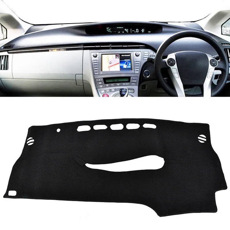 

For Toyota Prius XW30 2010 2011 2012 2013 2014 2015 Dashmat Car Dashboard Cover Mat Pad Anti-Glare Sun Visor Carpet Accessories