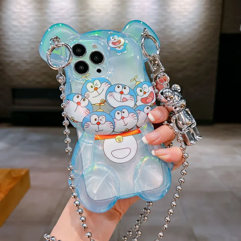 

Luxury Cartoon Shockproof Case For Iphone 14 13 12 11 Pro Max TPU Silicon Bear Cover Funda