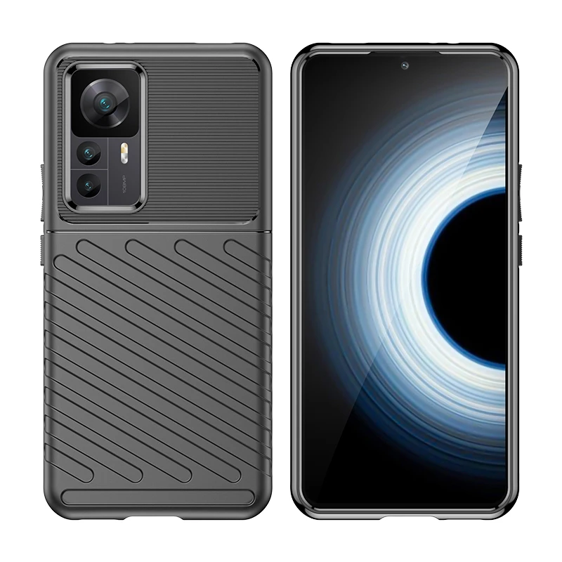 For Mi 12T Pro Case Cover Xiaomi Mi 12T Pro Capas Armor Silicone Phone Back TPU Shockprook Bumper Cover For Mi 12T Pro Fundas