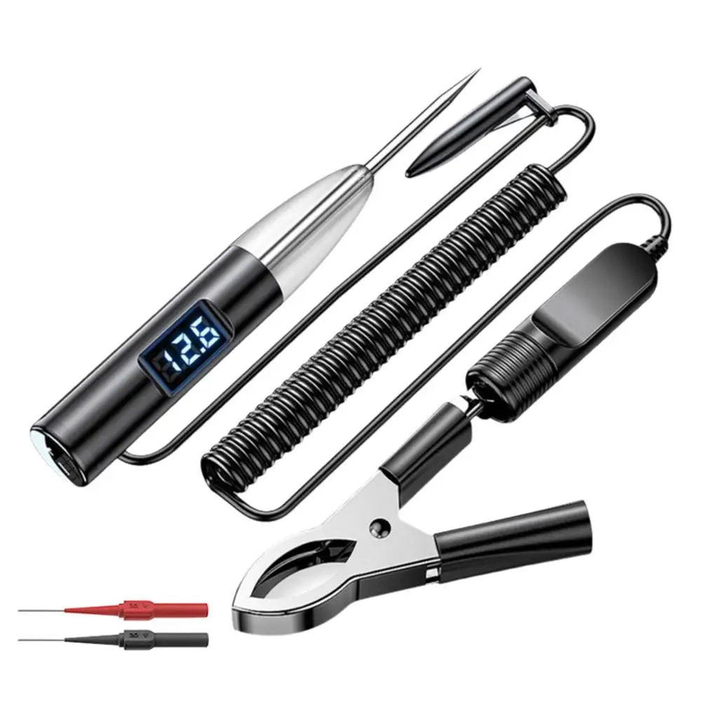 Универсальный автомобильный тестер напряжения ручка цифровой дисплей для