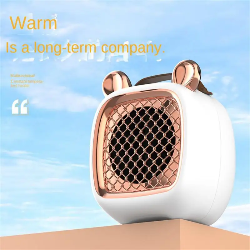 

Operation Portable Electric Heater Fast Heating Heater Wide-angle Warm-up Simple Design Practical Desktop Heater Winter Artifact