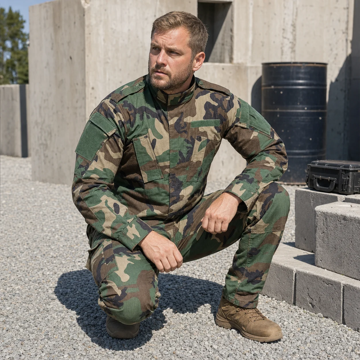 Фото Камуфляжная форма российских спецназовцев, настоящая военная униформа, рабочая спецодежда для мужчин №1