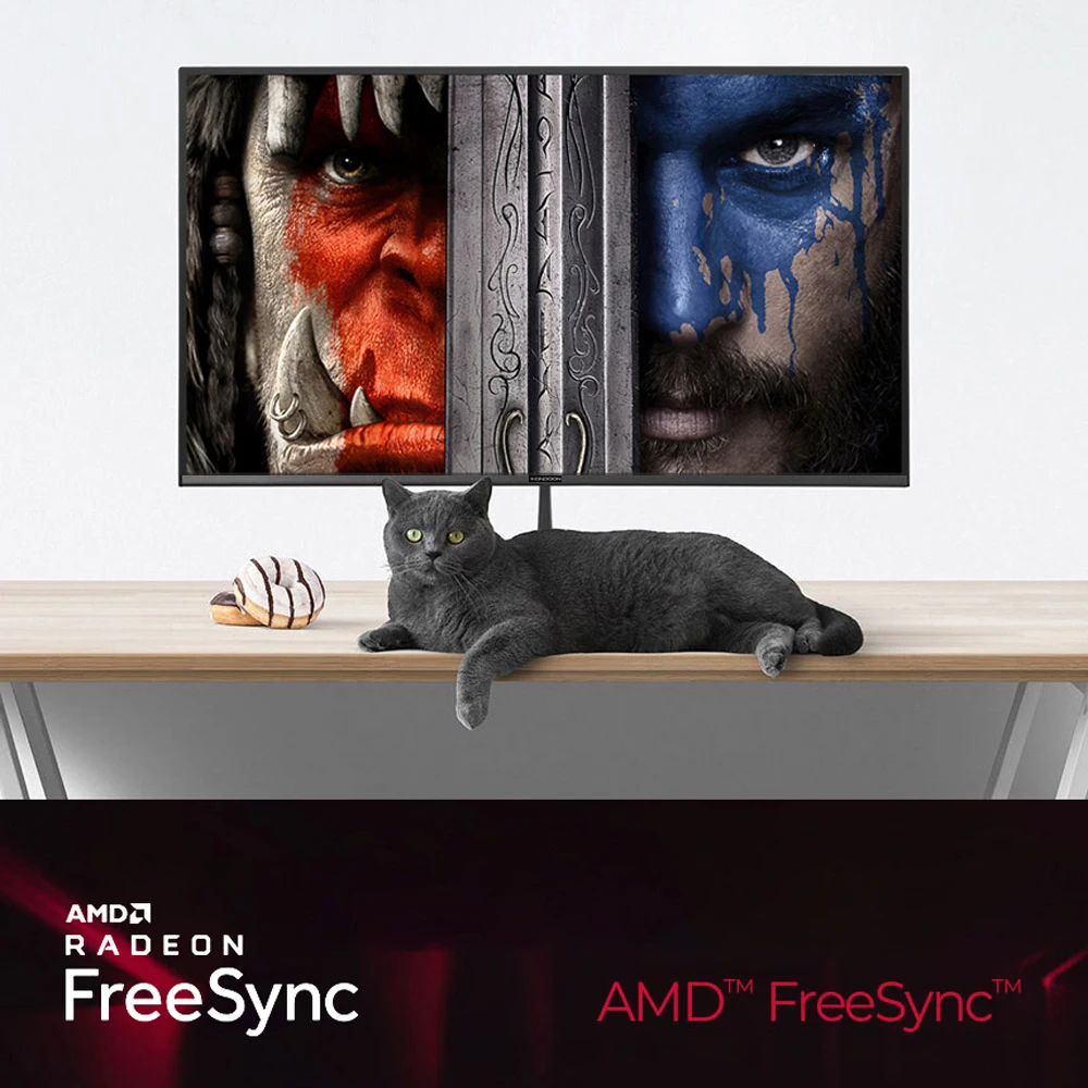 Монитор для ПК Kondoon 24 дюйма 1080 75 Гц IPS FHD 178 ° | Компьютеры и офис