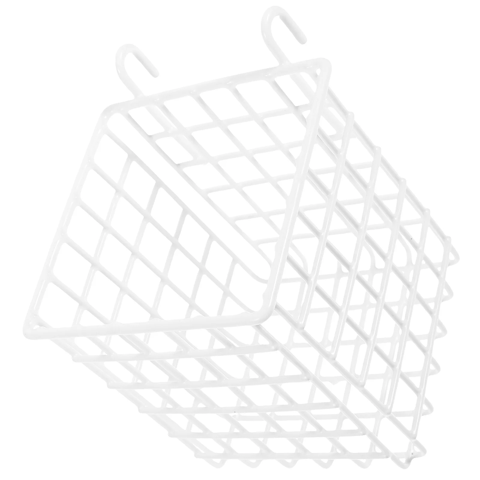 Корзина из железной сетки над шкафом маленький органайзер под раковиной дверной