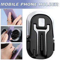 two in one multifunctional ring buckle oval holder portable 360 degree finger rings mobile phone bracket durable car mini stand