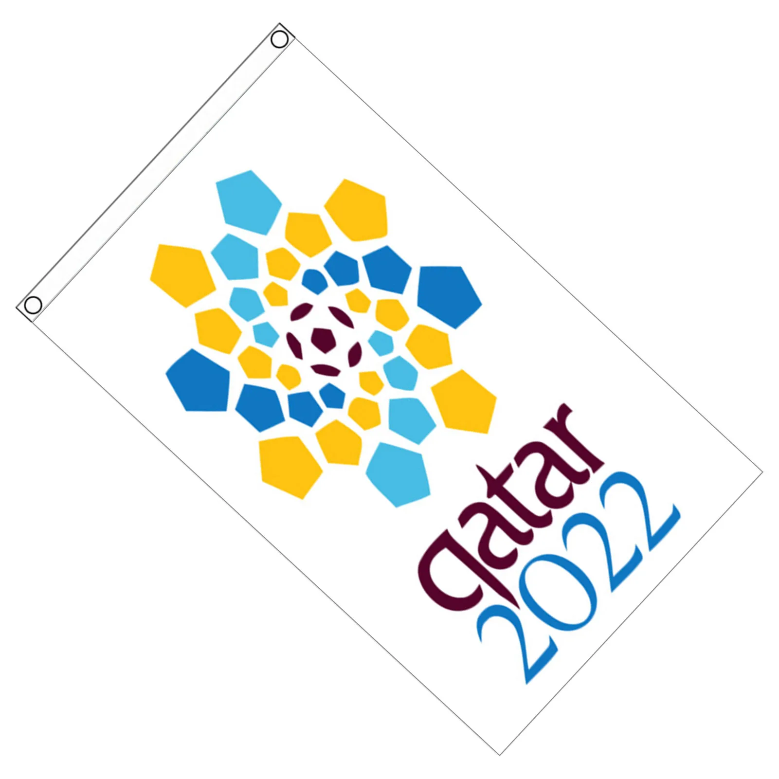 

Флаги Qatari сверхмощные 100D полиэстер Qatari флаги ярких цветов сверхпрочные 100D полиэстер 2022 Мировой Кубок веер флаги с металлом