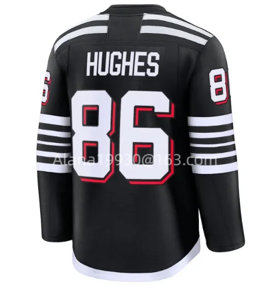 Изготовленные на заказ трикотажные изделия Jack Hughes Nico Hischier нового стиля