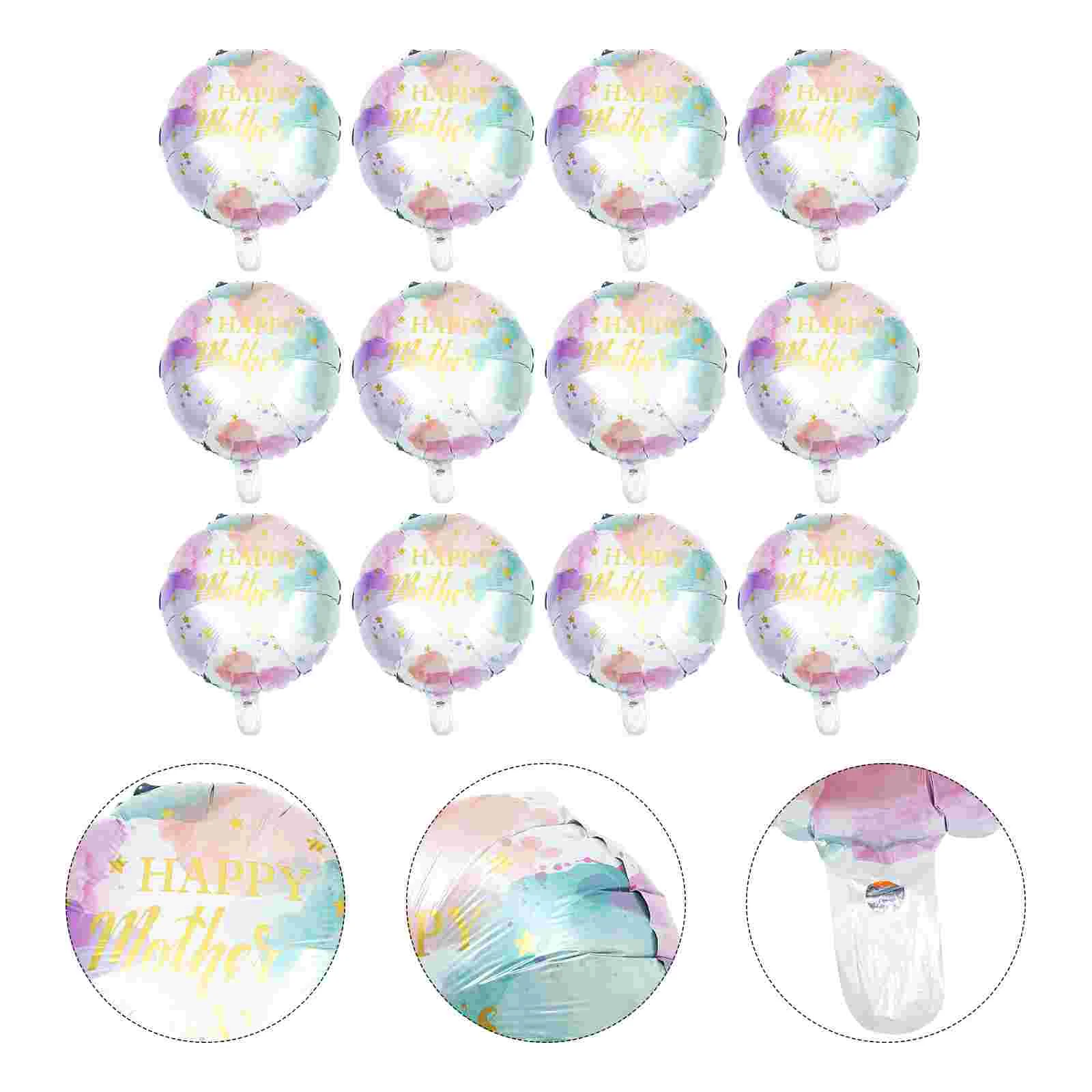 

Day Balloons Mothers Mother S Balloon Party Happy Aluminum Decoration Decor Home Decorations Decorative Festival Supplies Heart