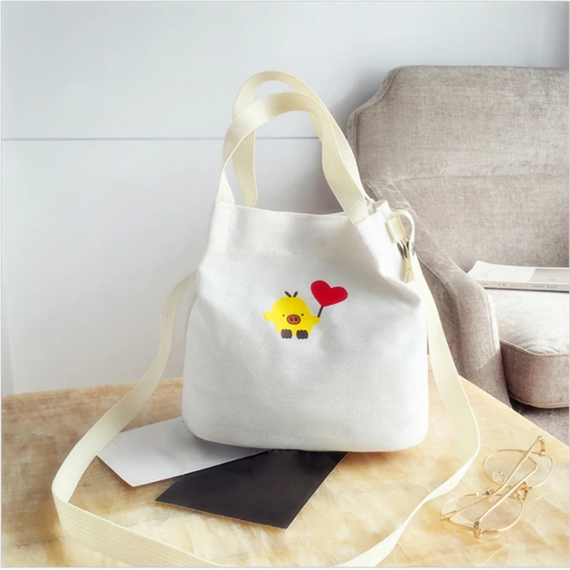 

Модная сумка, сумка через плечо для женщин 2022, популярный мультяшный холщовый тоут, клатч, кошелек и сумки для женщин, bolso mujer