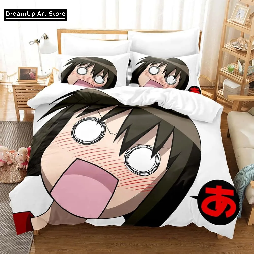Модный комплект постельного белья с 3D принтом аниме Azumanga Daioh для мальчиков и
