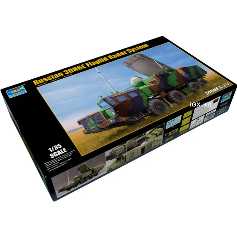 

Модель Trumpeter 01043, 1/35, русский, 30N6E, Flaplid, радиолокационная система, военная игрушка, пластиковая сборка, набор строительных моделей