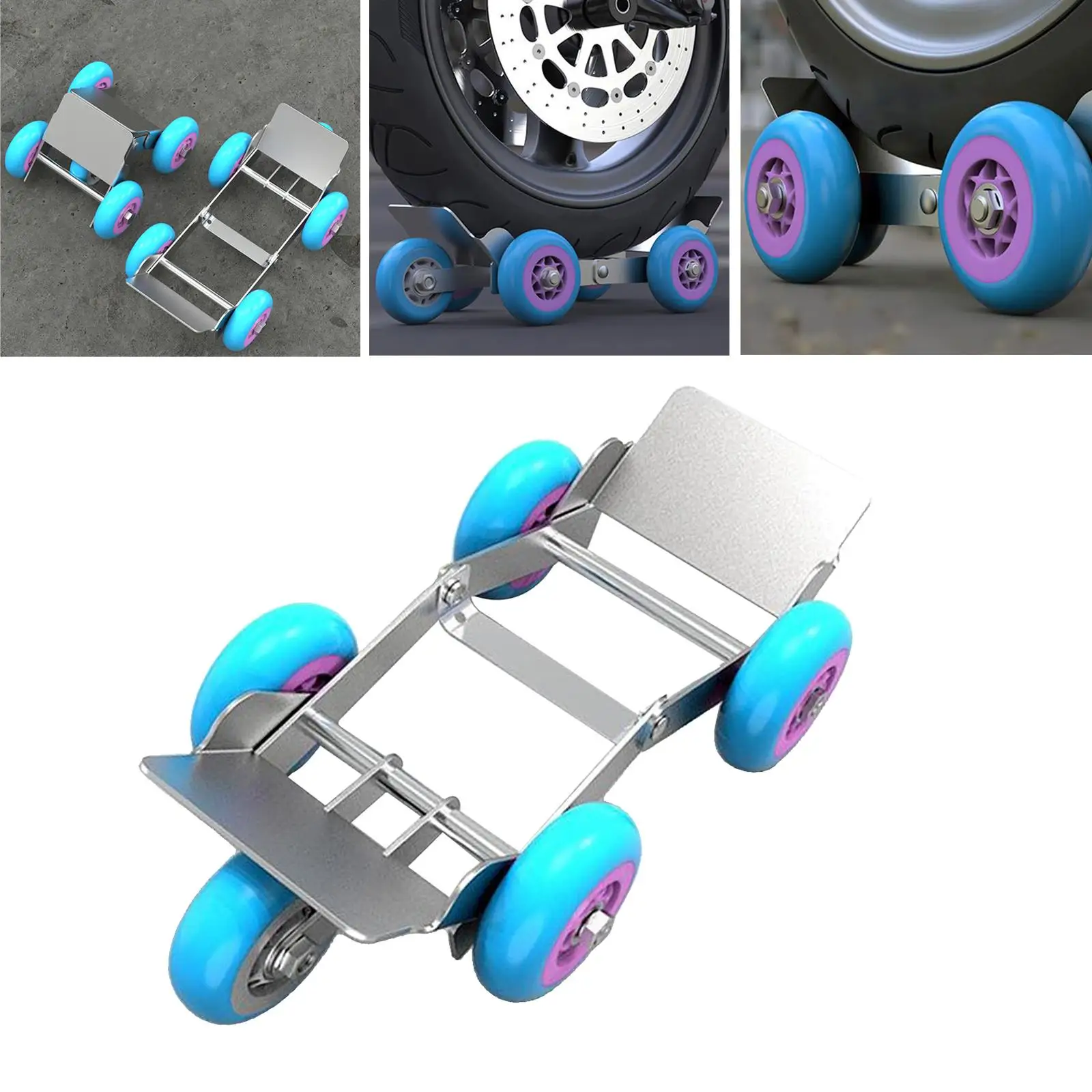 Мотоциклетное устройство для перемещения электромобиля тележка мотоциклетный