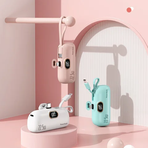 10000 мАч Мини-портативный внешний аккумулятор 2-в-1 Быстрое зарядное устройство Легкий карманный внешний аккумулятор большой емкости для IPhone Huawei Samsung