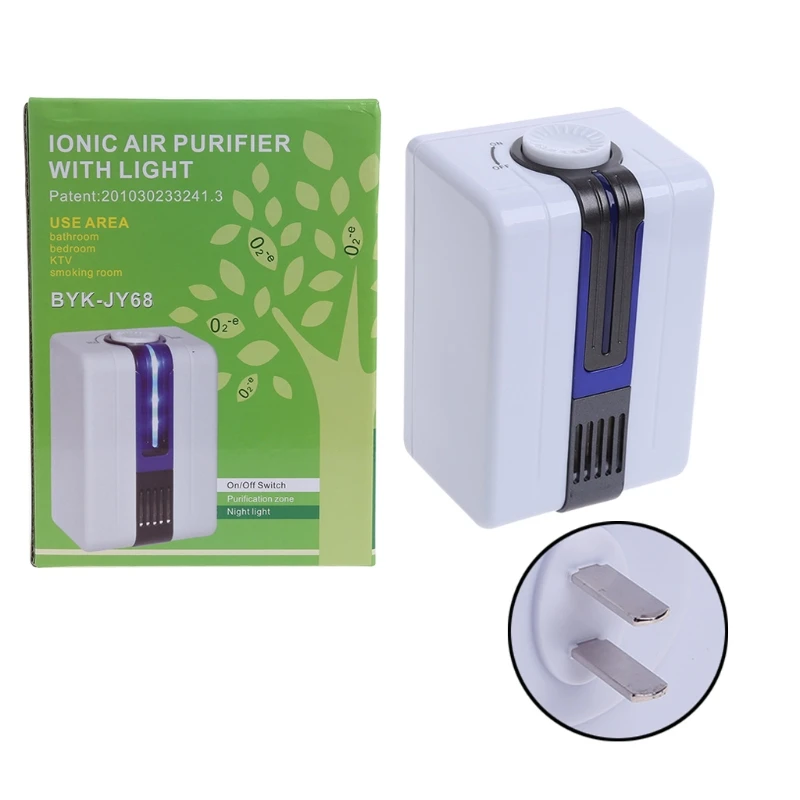 

Portable Home Air Cleaner Purifier Filter Ngative Ionizer Freshener Air Anion